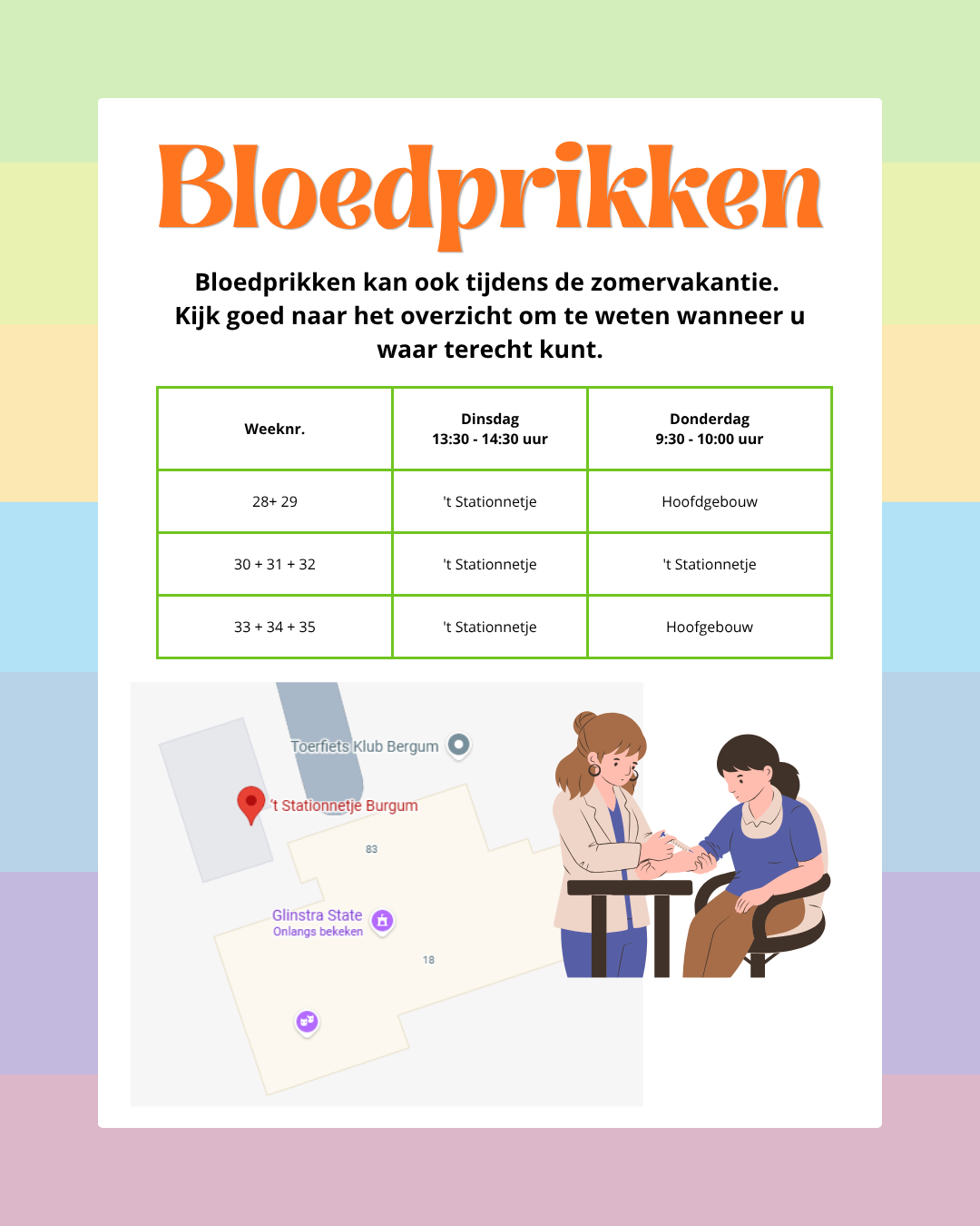 Bloedprikken in de vakantie 1