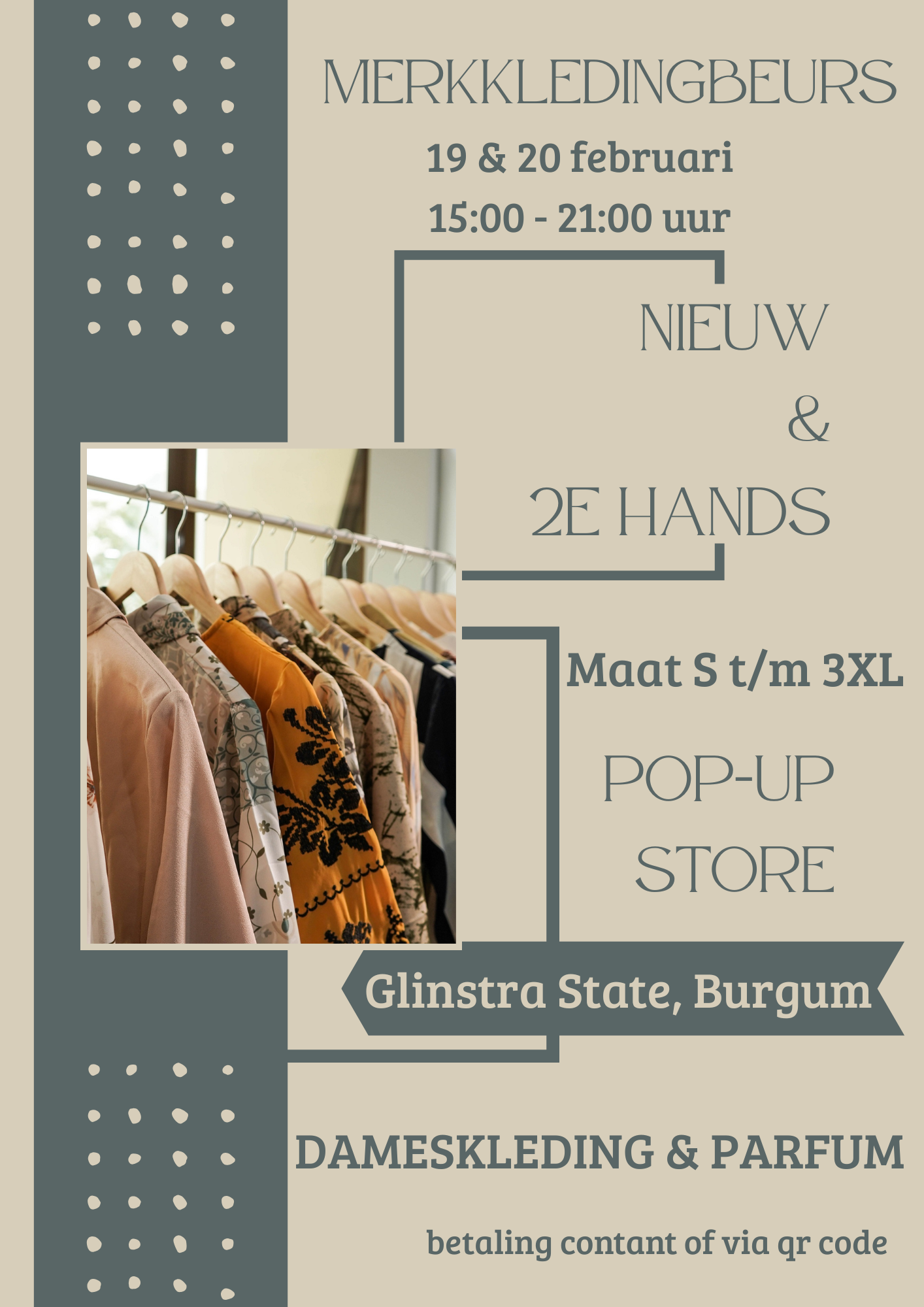 Popup store flyer