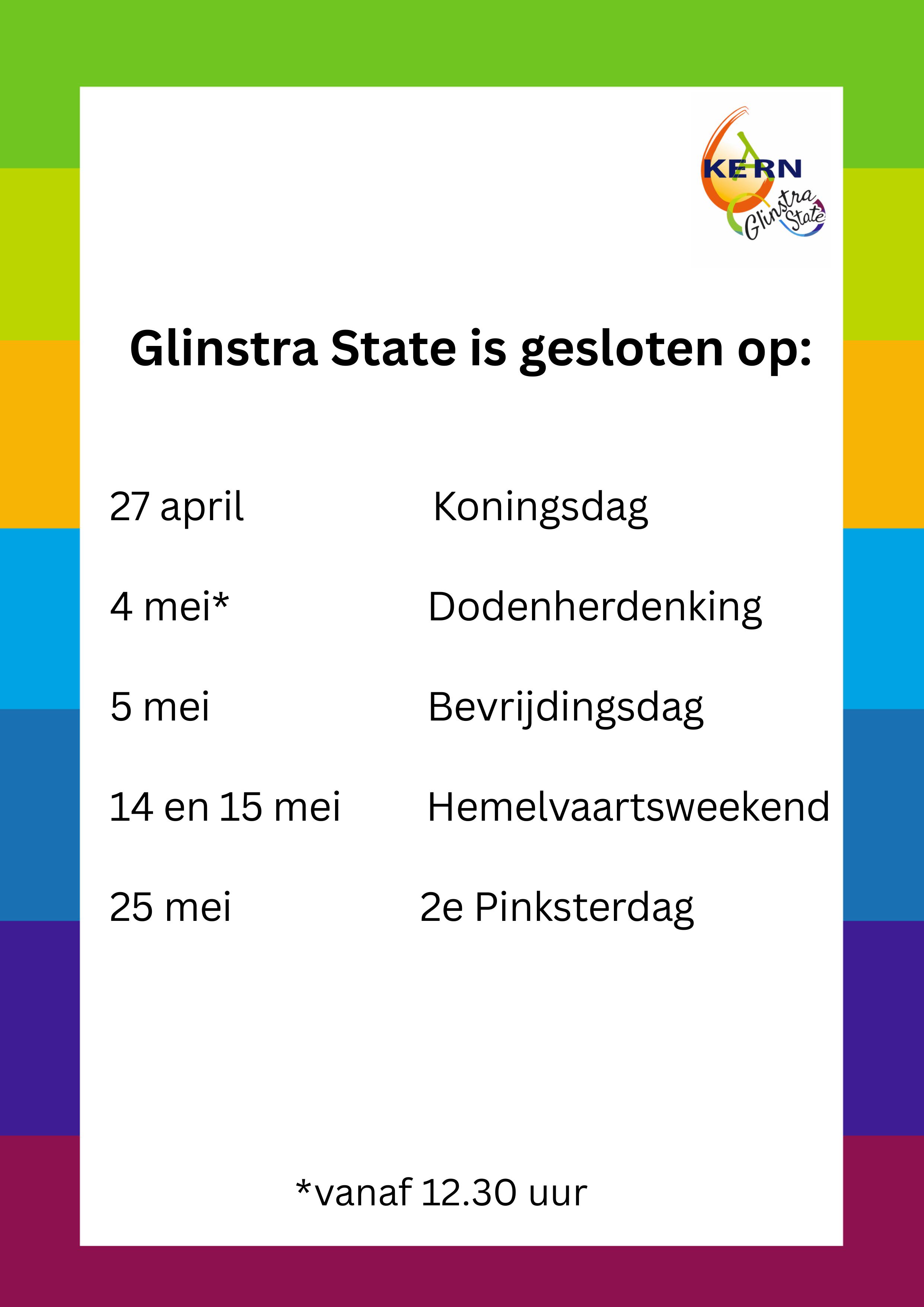 gesloten glinstra